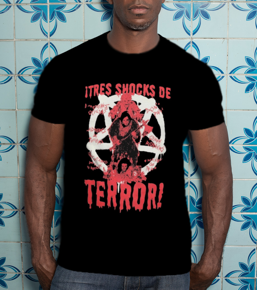 Tres Shocks De Terror Films Of Rubén Galindo Jr. T-Shirt
