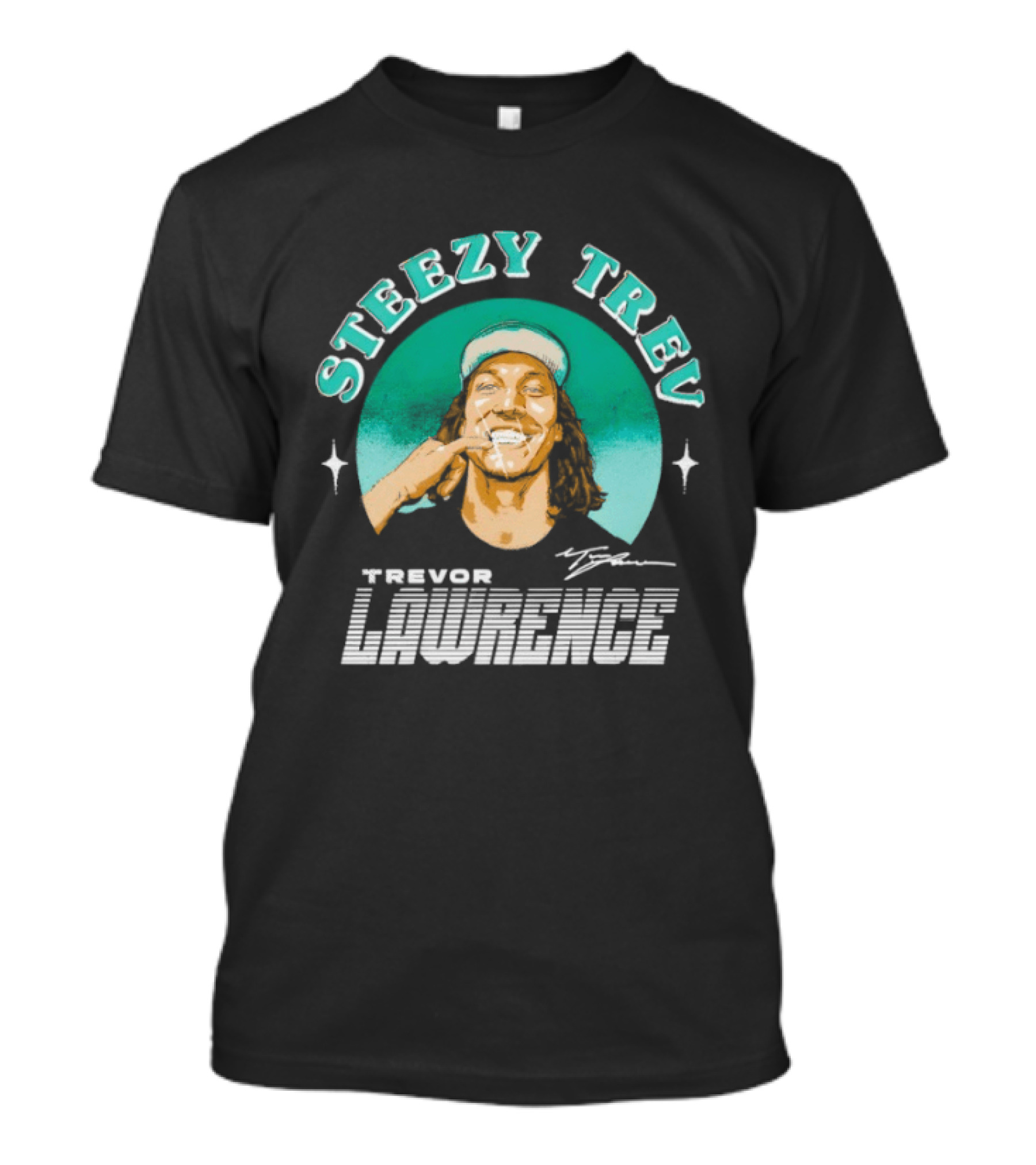 Steezy Trev Trevor Lawrence Signature Jacksonville T-Shirt