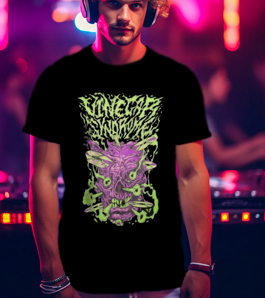 Vinegar Syndrome Blu Ray Melting Skull Joint Ritual T-Shirt