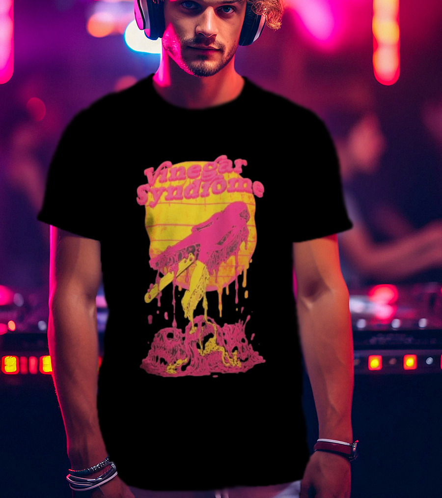 Vinegar Syndrome Rotsicle Melting Horror Aesthetic T-Shirt