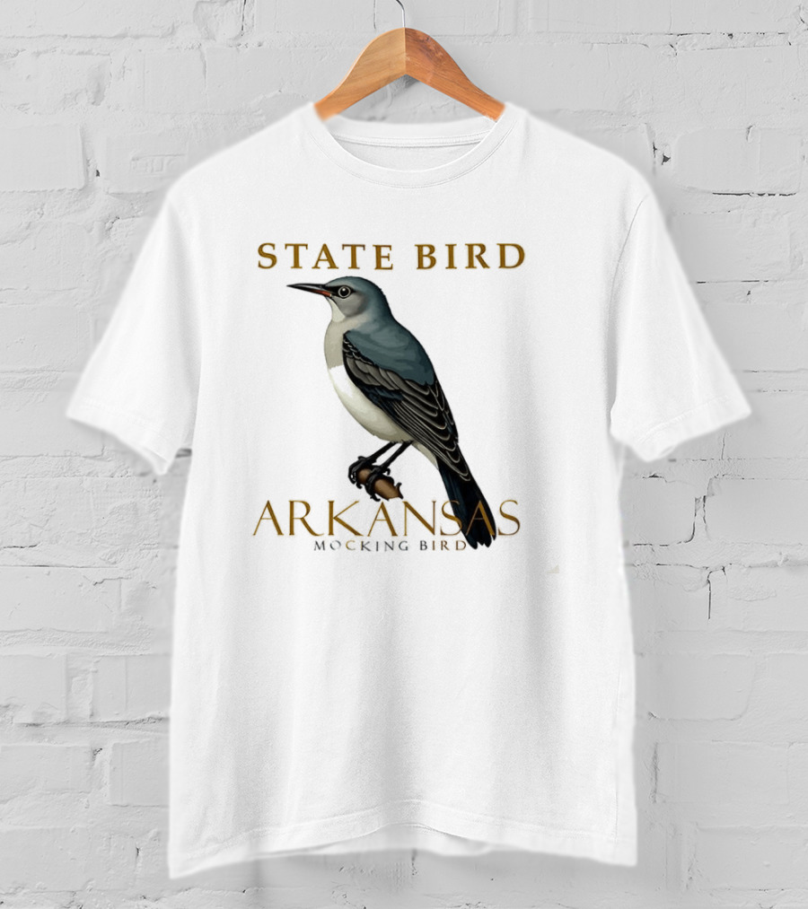 Arkansas State Bird Mockingbird T-Shirt