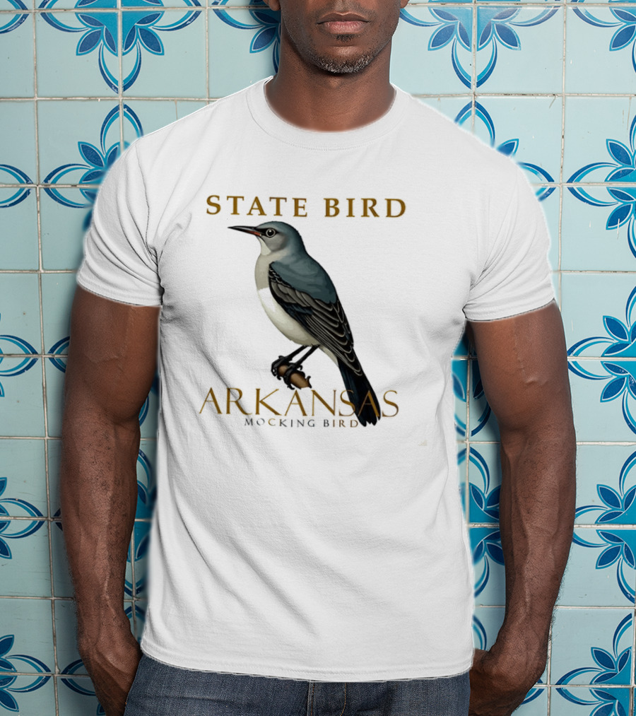 Arkansas State Bird Mockingbird T-Shirt