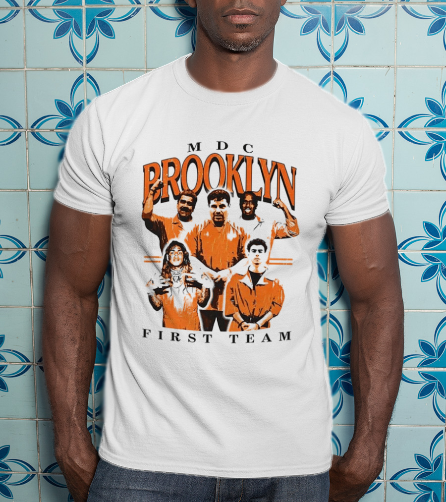 MDC Brooklyn First Team Meme Orange Figures T-Shirt