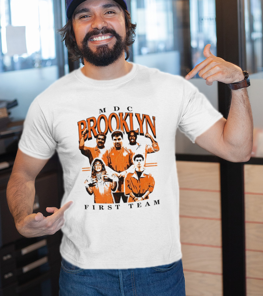 MDC Brooklyn First Team Meme Orange Figures T-Shirt