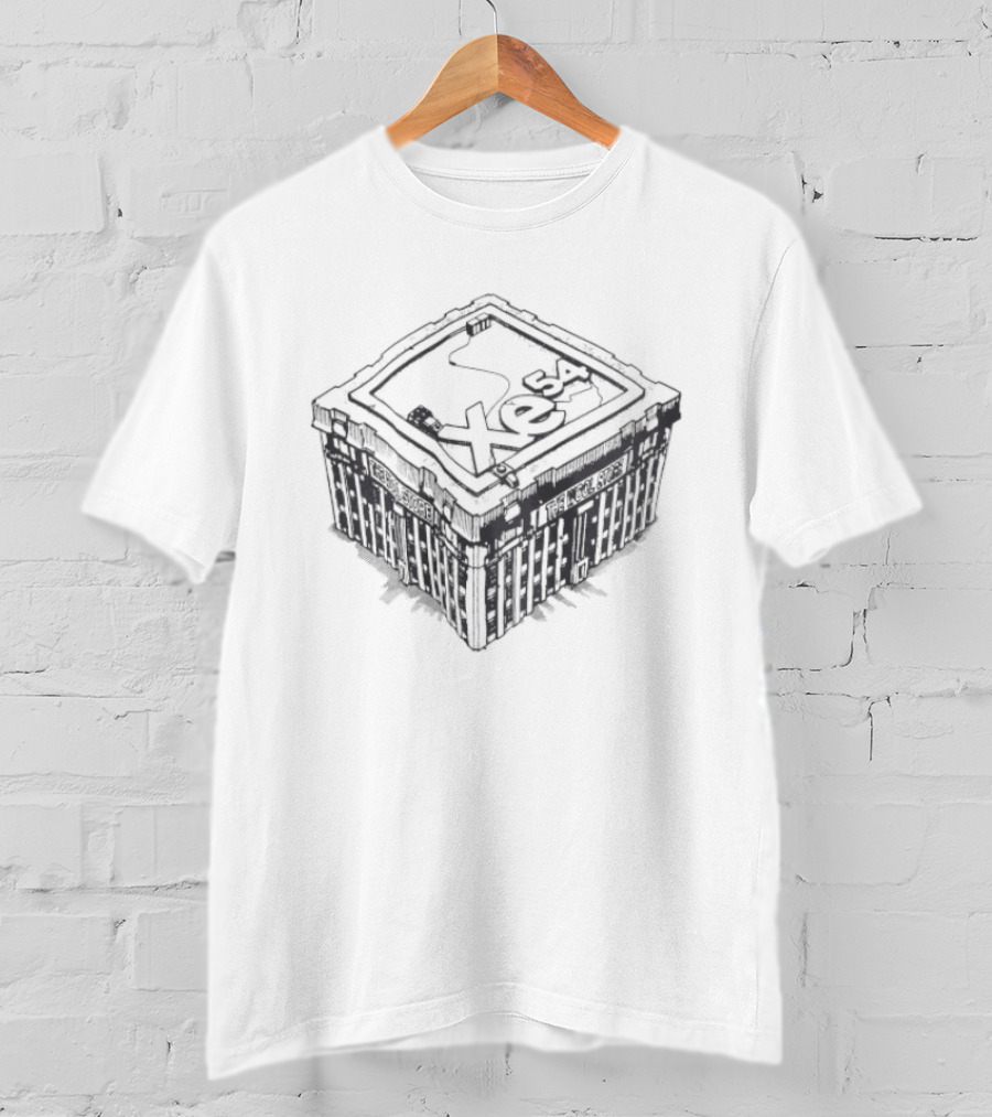 Xe54 The Wool Block Textured T-Shirt