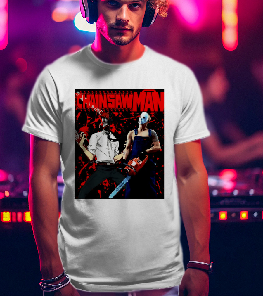 Chainsaw Man Shady Anime Horror T-Shirt