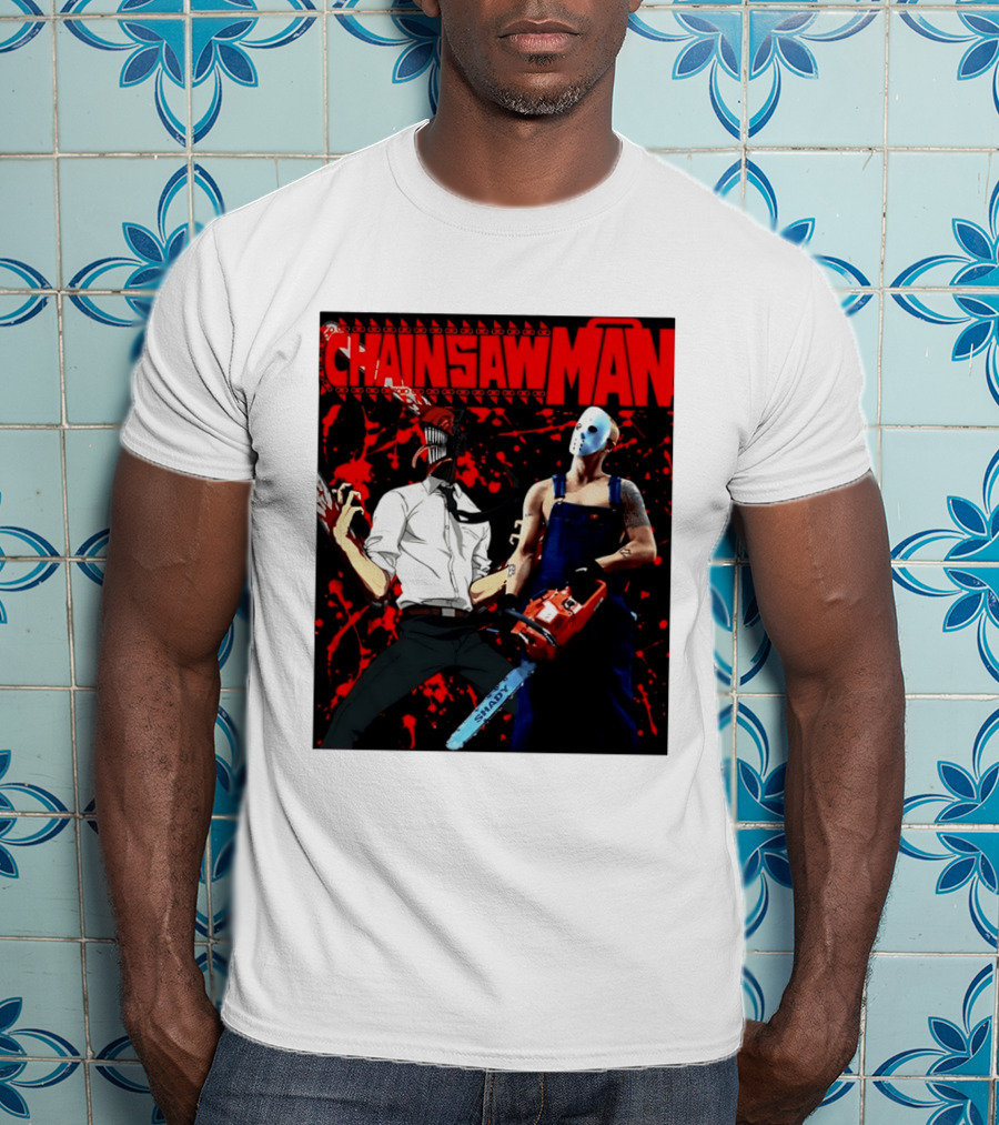 Chainsaw Man Shady Anime Horror T-Shirt