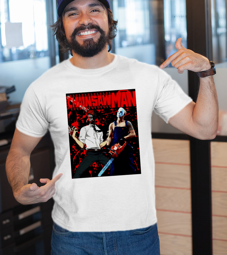 Chainsaw Man Shady Anime Horror T-Shirt