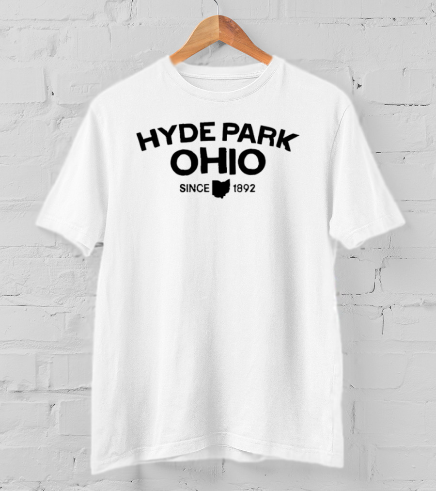 Hyde Park Ohio Since 1892 Vintage Ohio Map T-Shirt