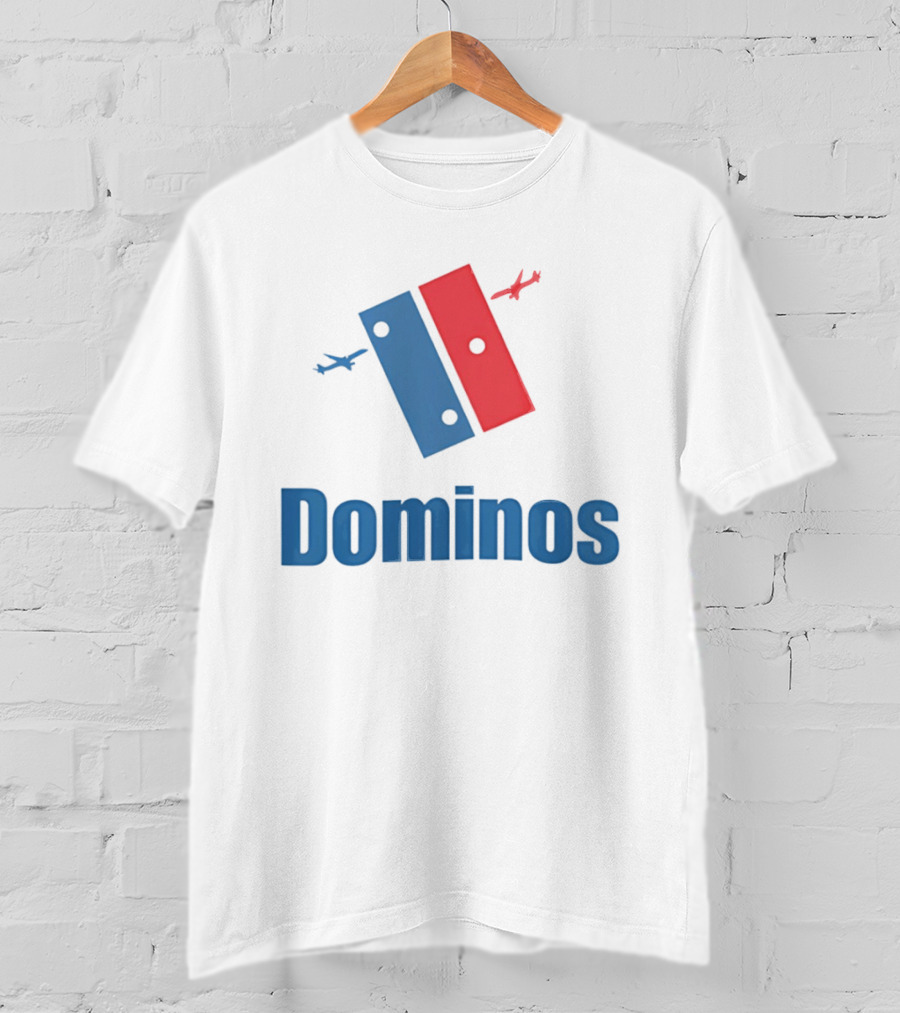 Dominos 9.11 Parody With Plane T-Shirt
