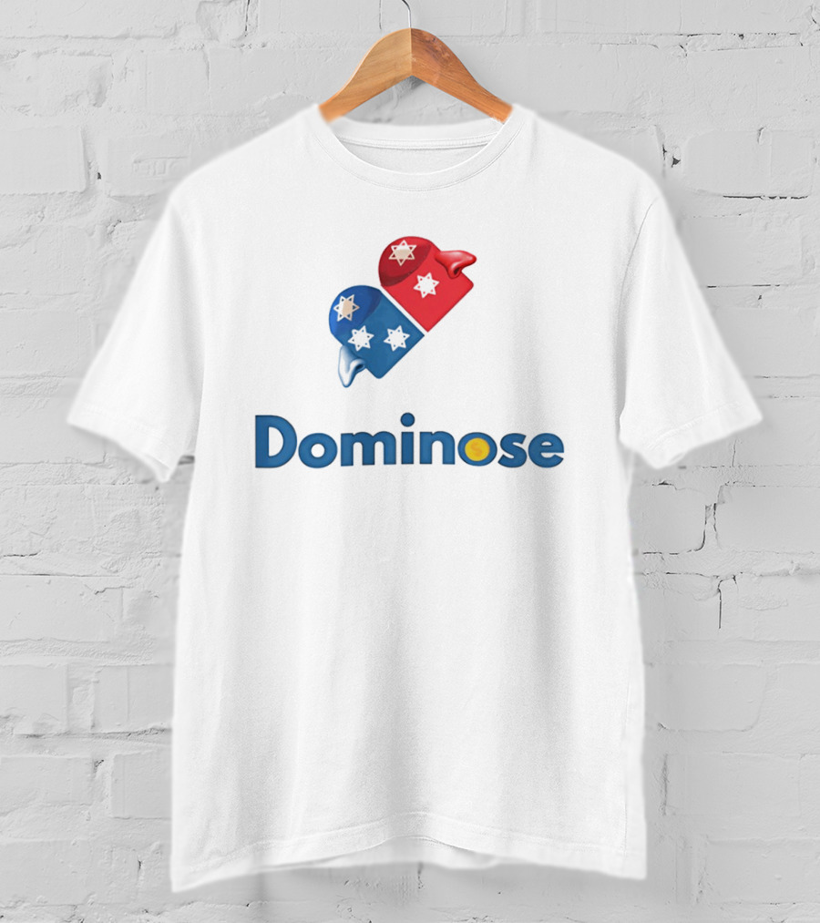 Dominoes Star Red Blue T-Shirt