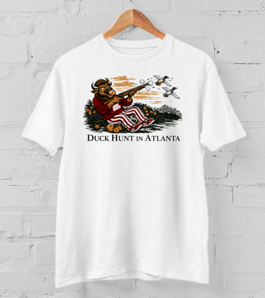 Indiana Hoosiers Duck Hunt In Atlanta Sports Fan T-Shirt