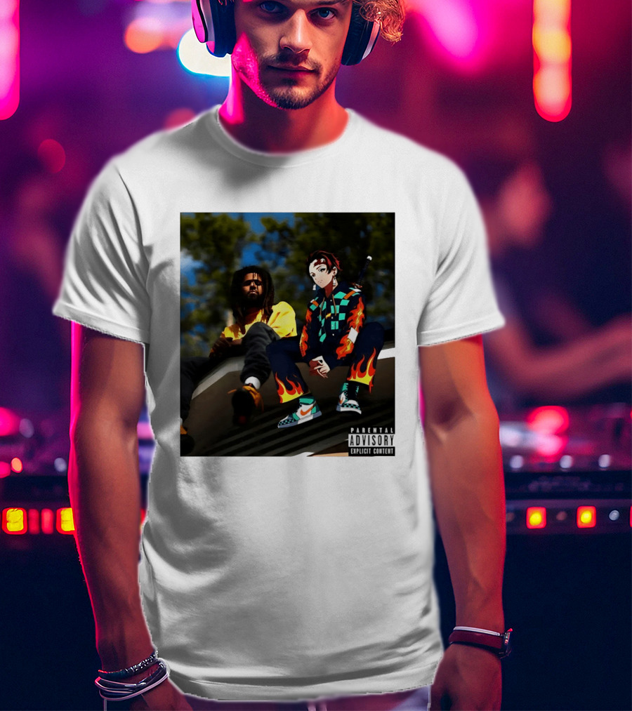 Forest Hills Scru Face Jean Tanjiro Kamado Parental Advisory Explicit Content T-Shirt