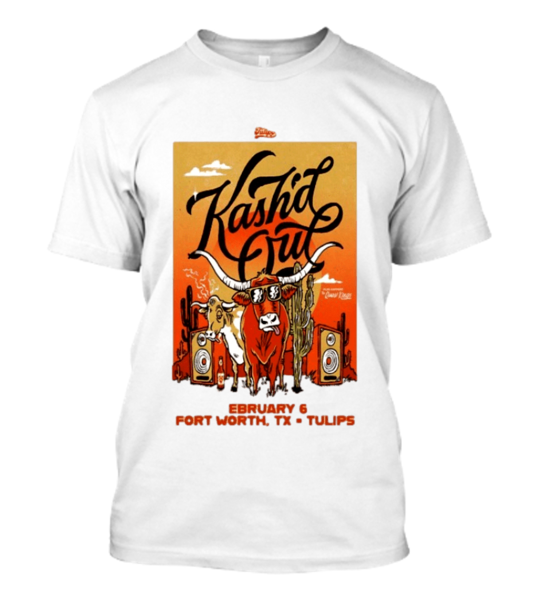 Kash'd Out Live At Tulips Fort Worth TX February 6 2026 T-Shirt
