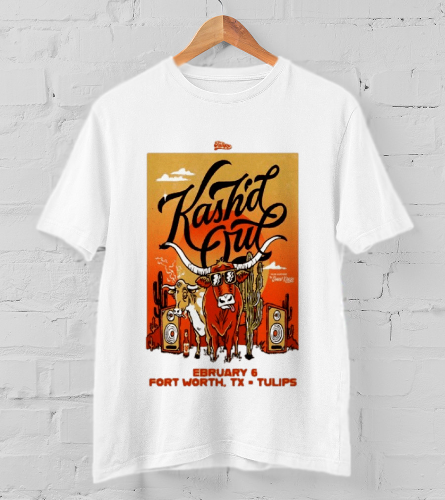 Kash'd Out Live At Tulips Fort Worth TX February 6 2026 T-Shirt