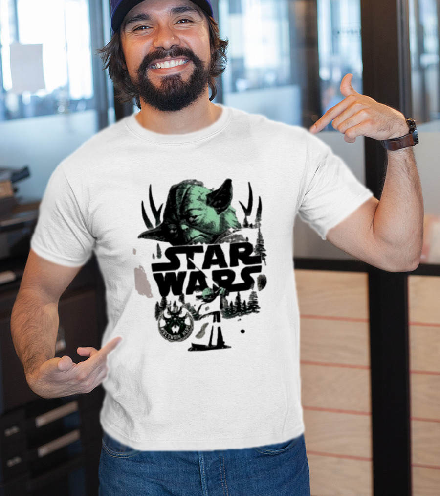Star Wars Yoda Wisconsin Herd Crossover Collaboration T-Shirt