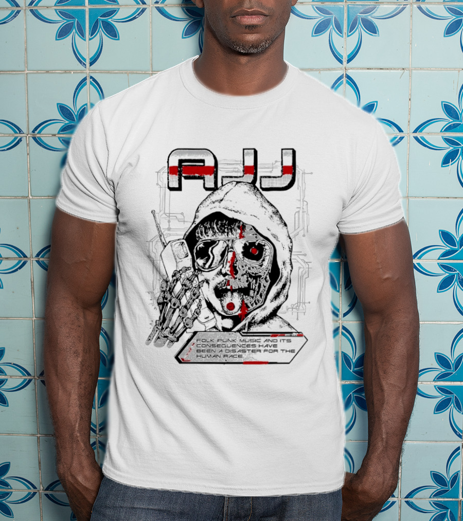 AJJ Lost Media Folk Punk Music Human Memory Exploration T-Shirt