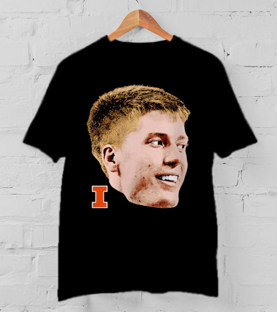 Ben Humrichous Illinois Fighting Illini Big Head I T-Shirt