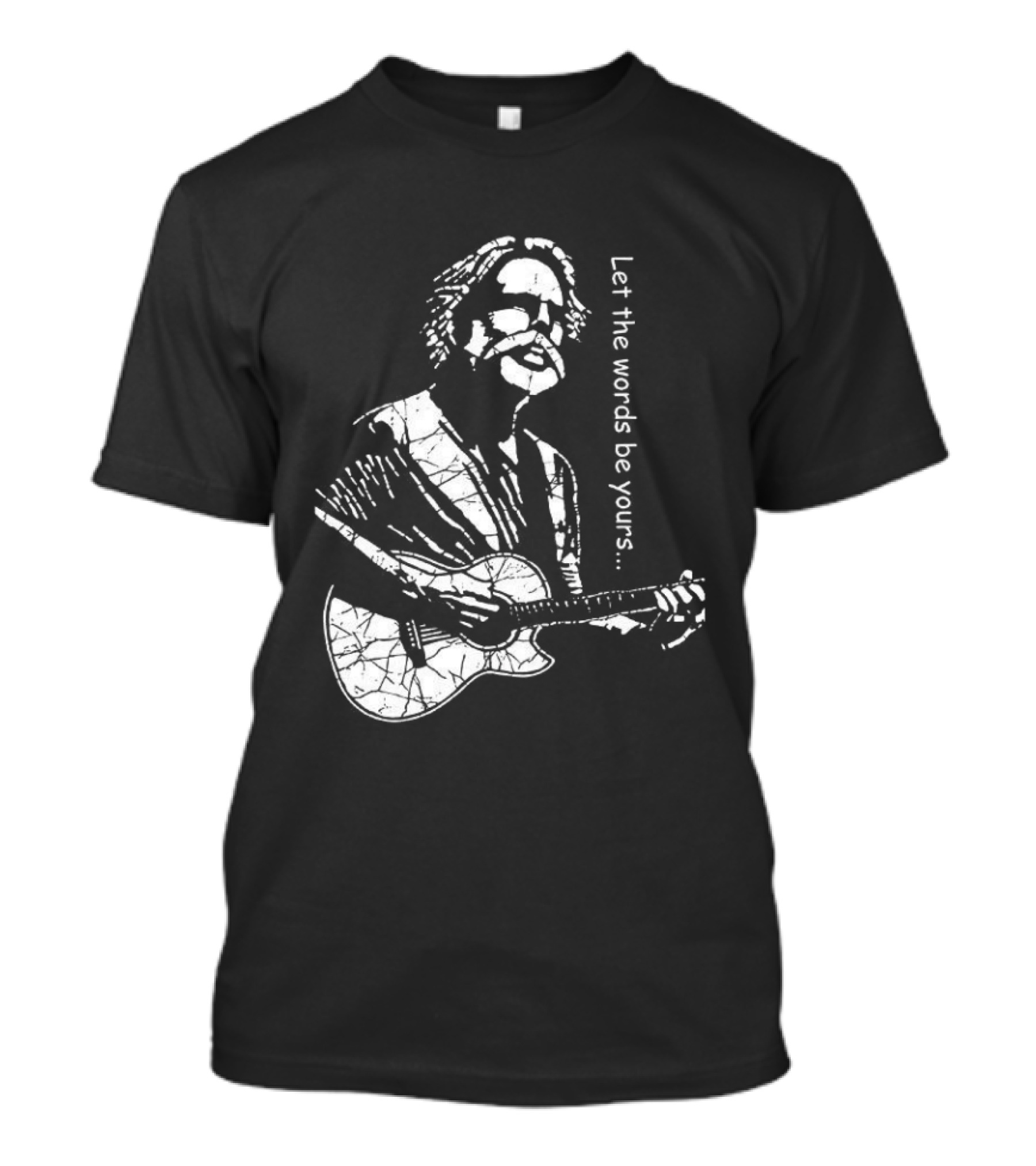 Bob Weir Let The Words Be Yours Acoustic Guitar T-Shirt