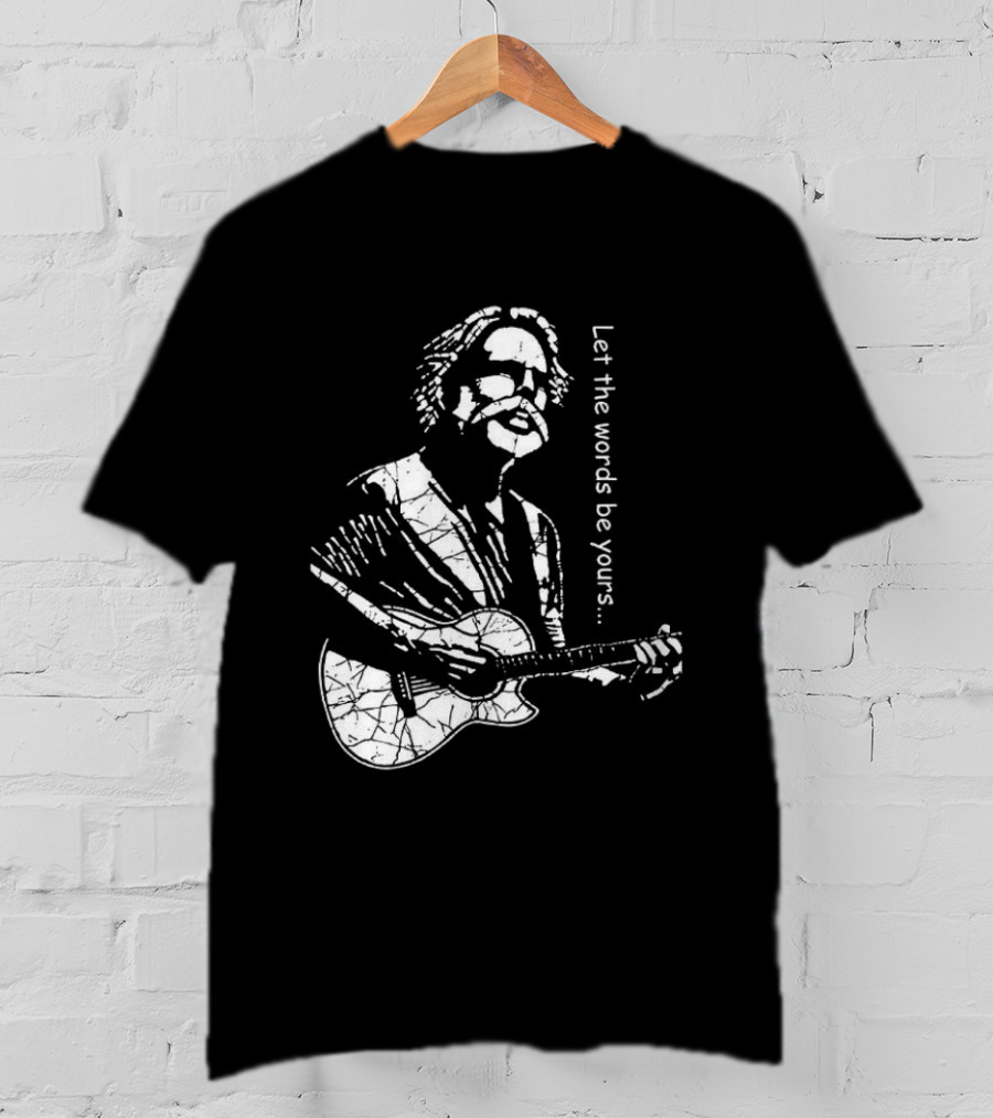 Bob Weir Let The Words Be Yours Acoustic Guitar T-Shirt