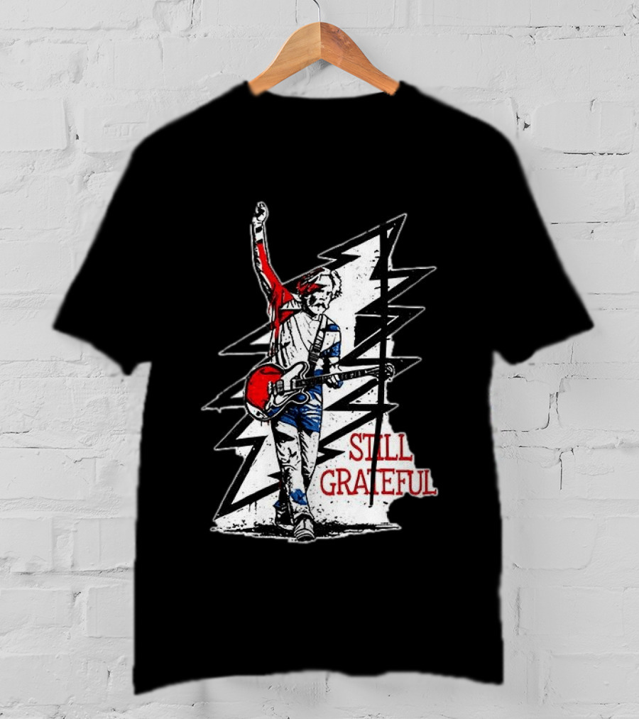 Bob Weir Still Grateful Lightning Bolt Guitar T-Shirt