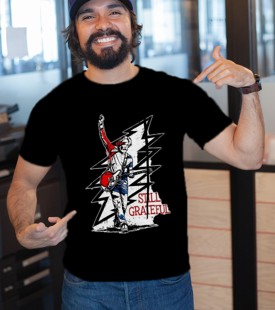 Bob Weir Still Grateful Lightning Bolt Guitar T-Shirt