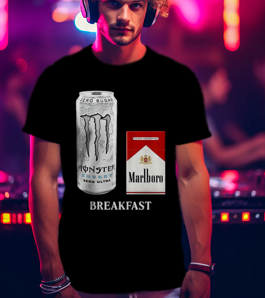 Monster Zero Ultra Marlboro Red Breakfast Combo T-Shirt