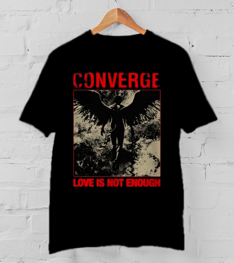 Converge Love Is Not Enough Angel Wings T-Shirt