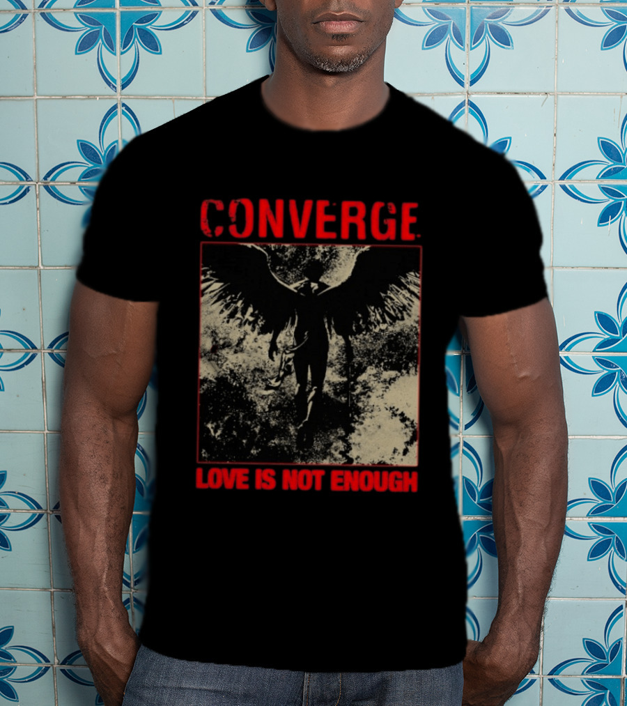 Converge Love Is Not Enough Angel Wings T-Shirt