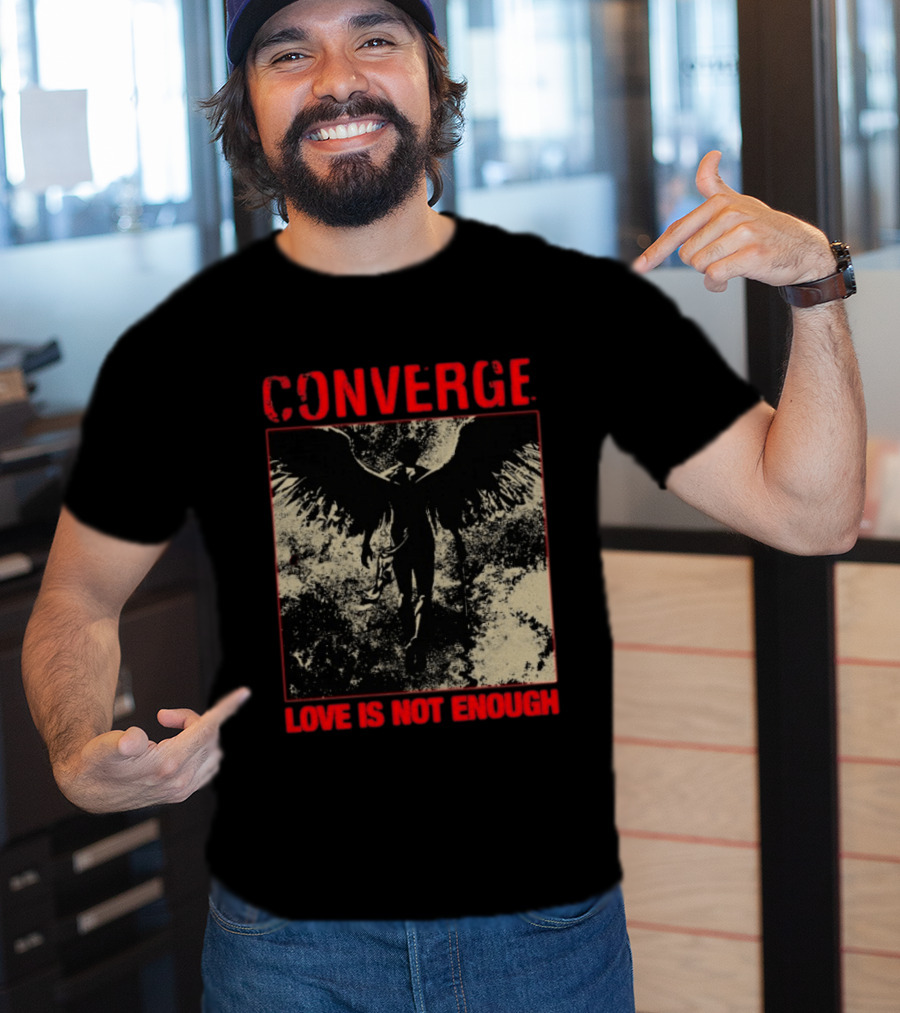 Converge Love Is Not Enough Angel Wings T-Shirt