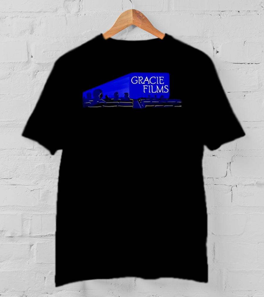 Gracie Films Four Finger Discount Blue Cinema T-Shirt