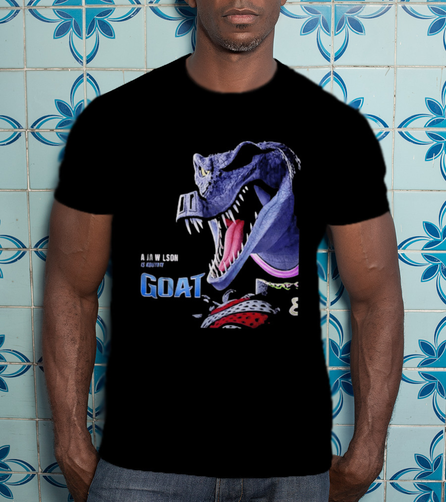 Aja Wilson Presents Goat Movie Kouyate Theatres February 13 2026 Dinosaur Monster T-Shirt