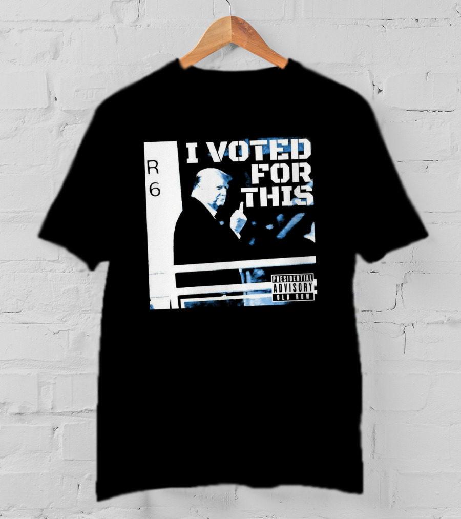 I Voted For This Trump Middle Finger T-Shirt