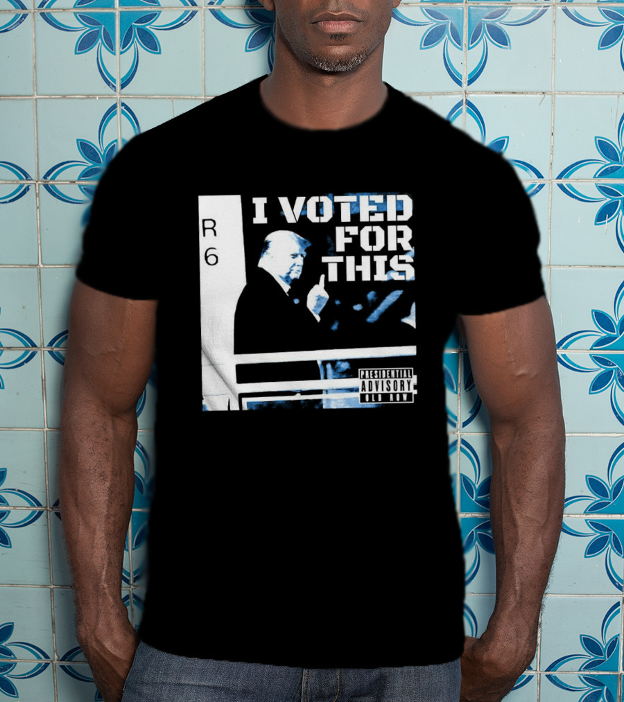 I Voted For This Trump Middle Finger T-Shirt
