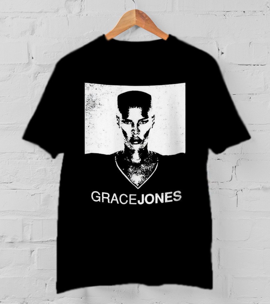 Grace Jones Classic Style Minimalist T-Shirt