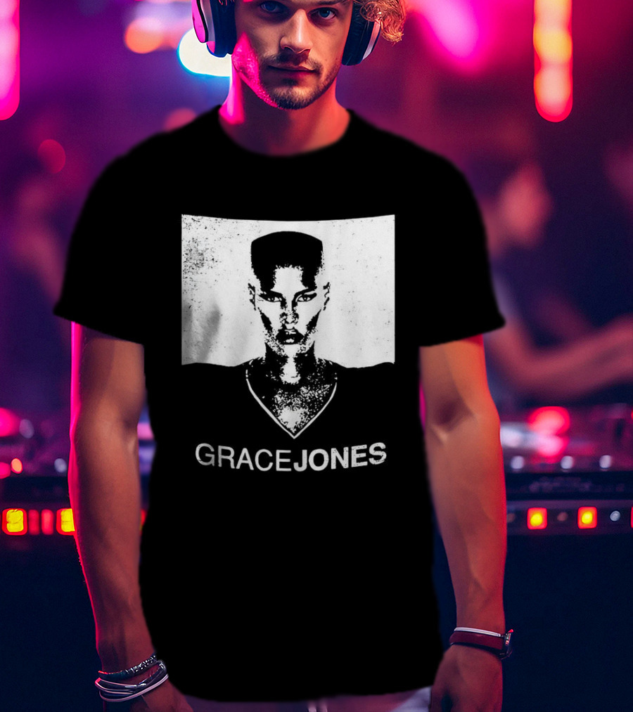Grace Jones Classic Style Minimalist T-Shirt