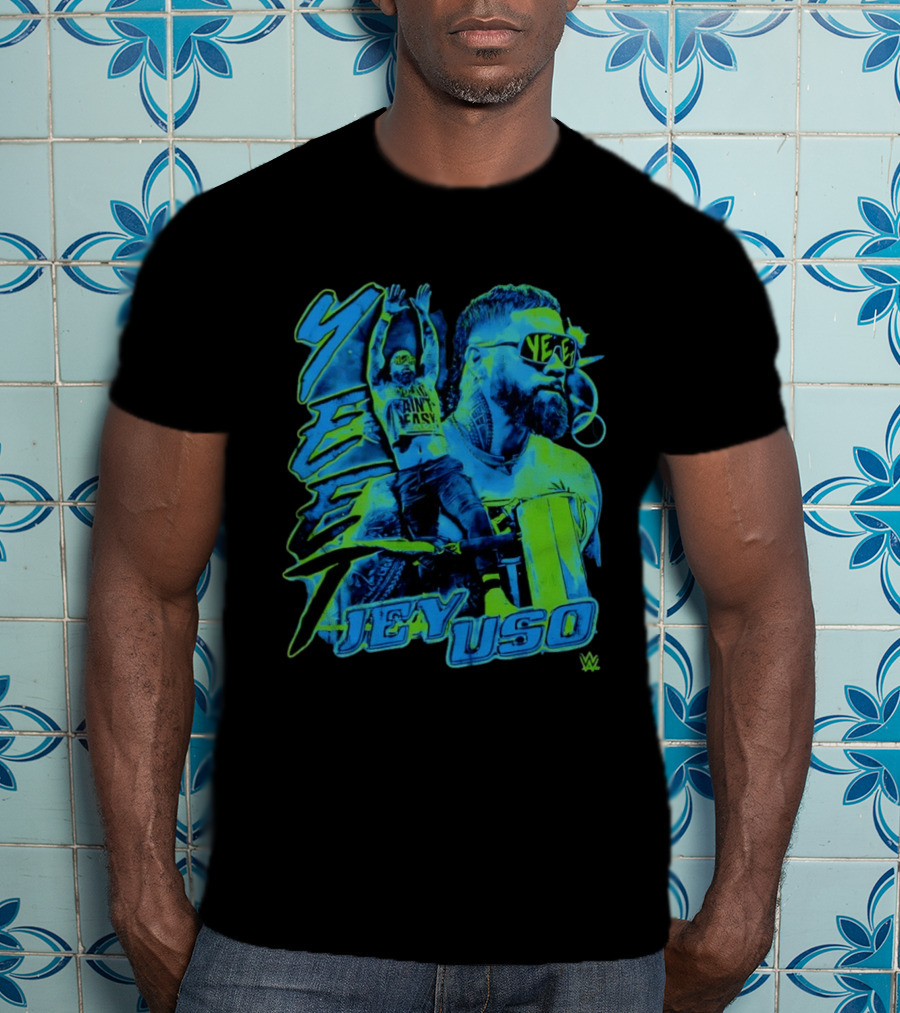 Jey Uso Yeet Ain't Easy WWE Grunge T-Shirt
