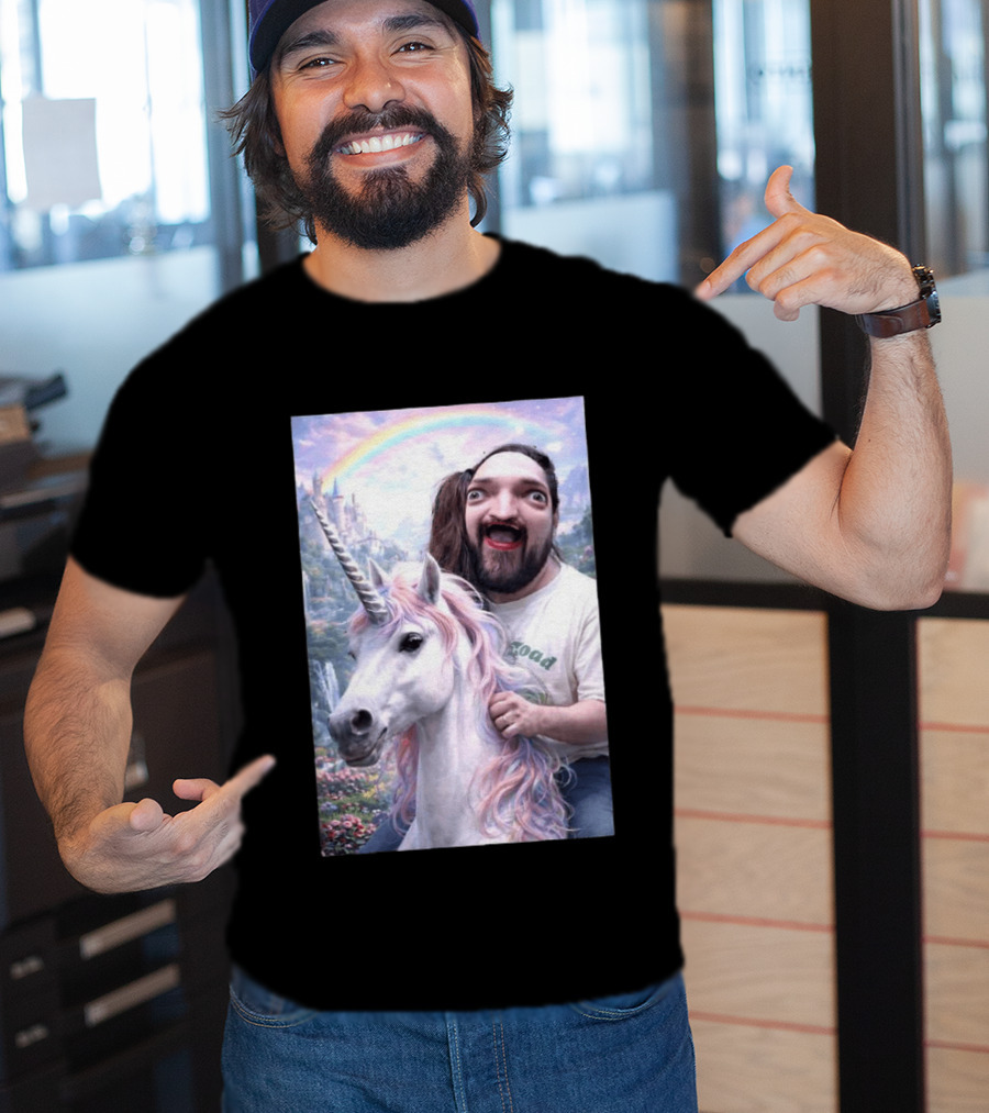 Leigh McClendon Okay Unicorn Fantasy Adventure T-Shirt