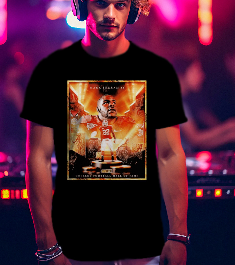 Mark Ingram II College Football Hall Of Fame 2026 Alabama Crimson Tide SEC CFB T-Shirt