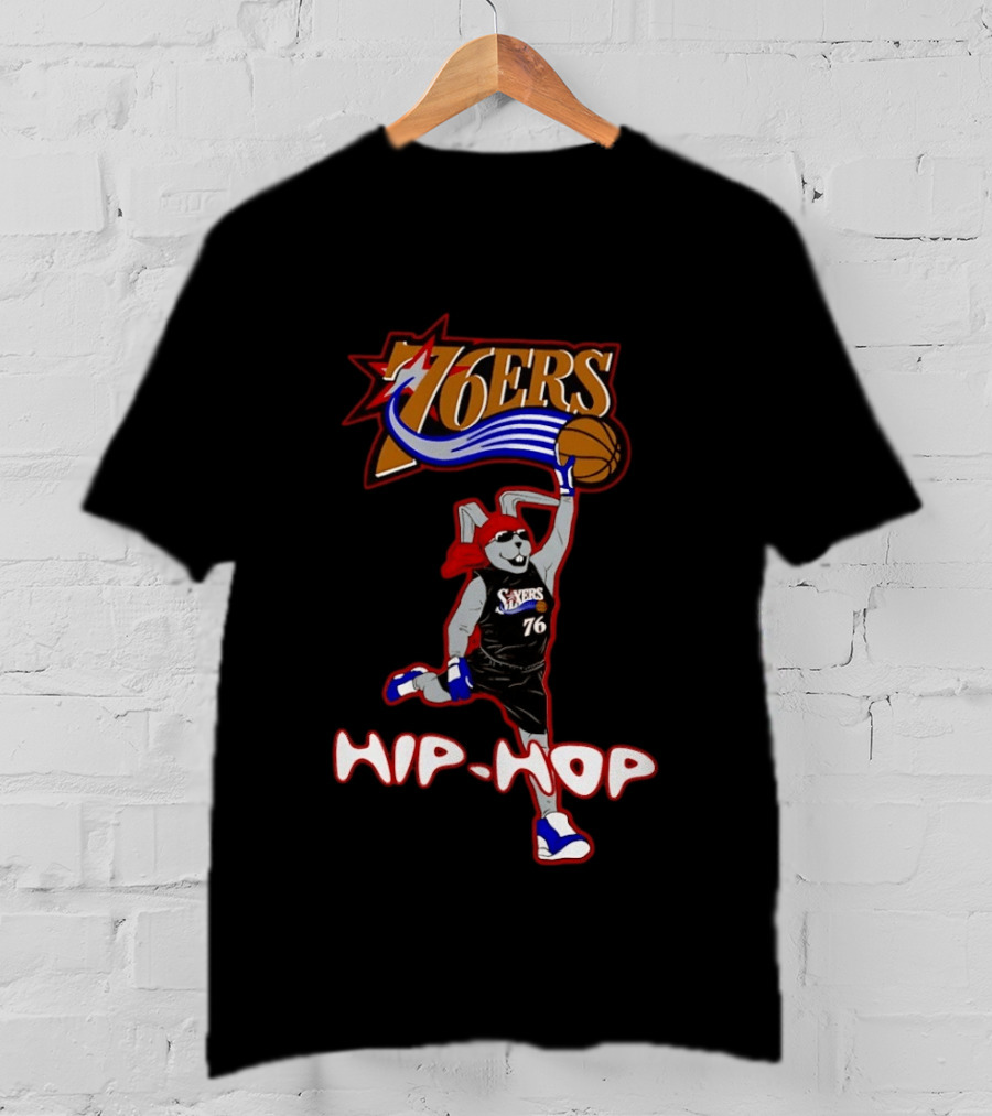Philadelphia 76ers Hip Hop Basketball Mascot 76ers T-Shirt