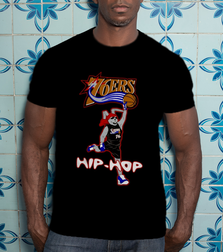 Philadelphia 76ers Hip Hop Basketball Mascot 76ers T-Shirt