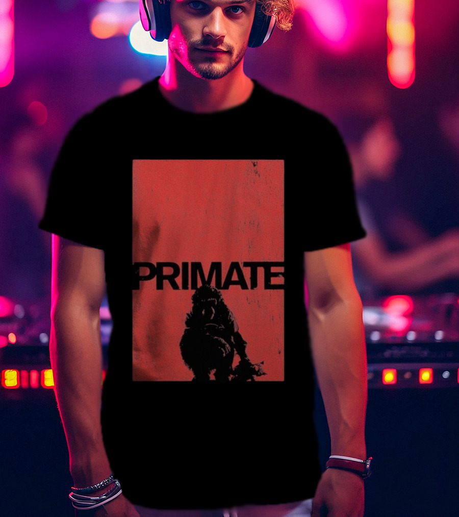 Primate Red Block T-Shirt