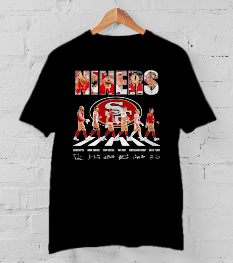 San Francisco 49ers Abbey Road Bosa Kittle Warner Purdy Williams T-Shirt