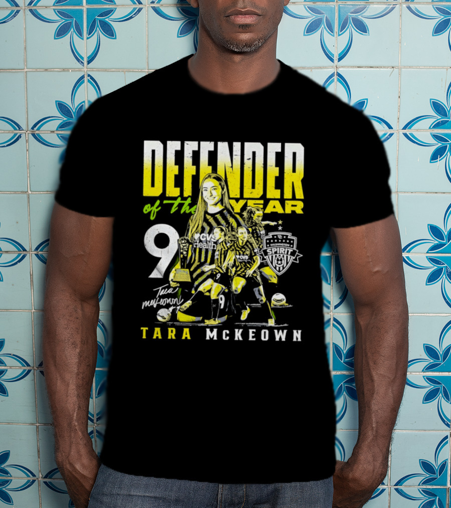Tara McKeown Washington Spirit Defender Of The Year 2025 Number Nine T-Shirt