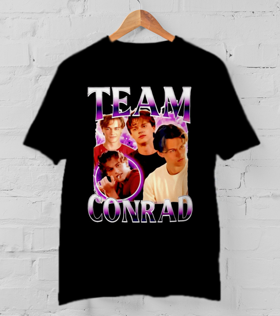 Team Conrad Fan Favorite Characters Collage 90s T-Shirt