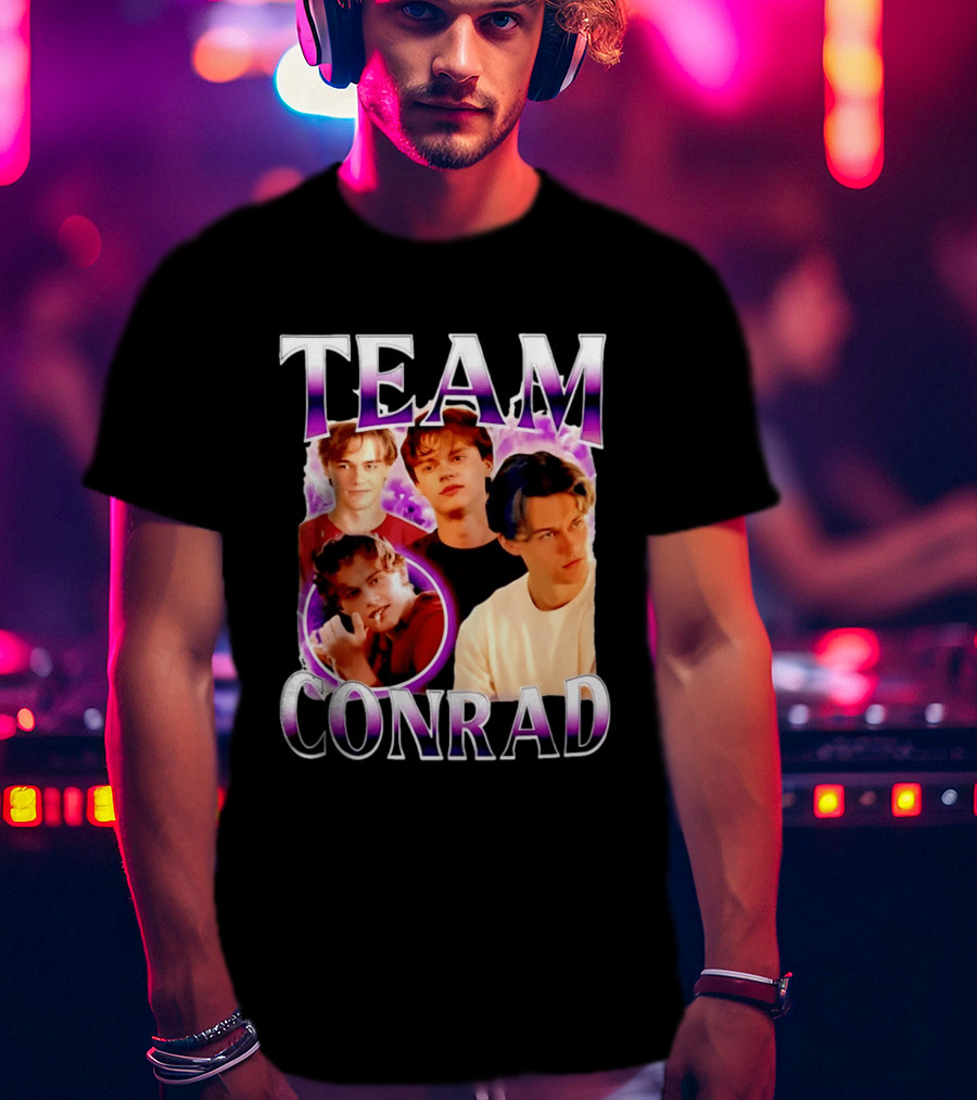Team Conrad Fan Favorite Characters Collage 90s T-Shirt