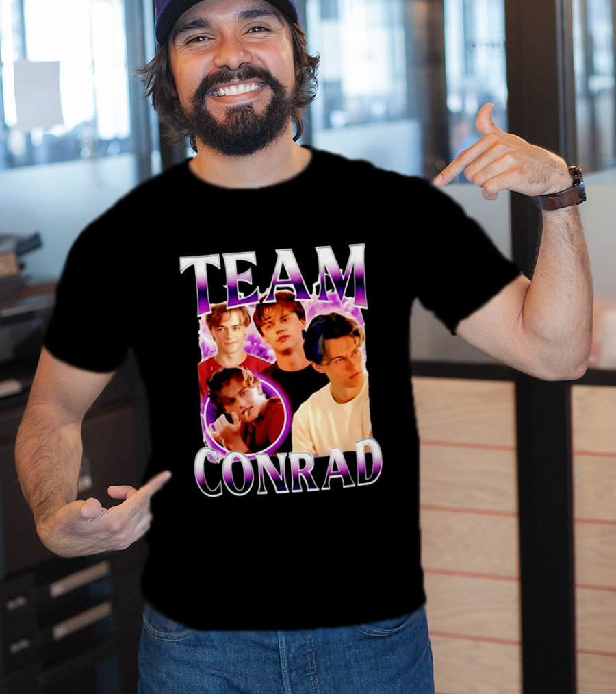 Team Conrad Fan Favorite Characters Collage 90s T-Shirt