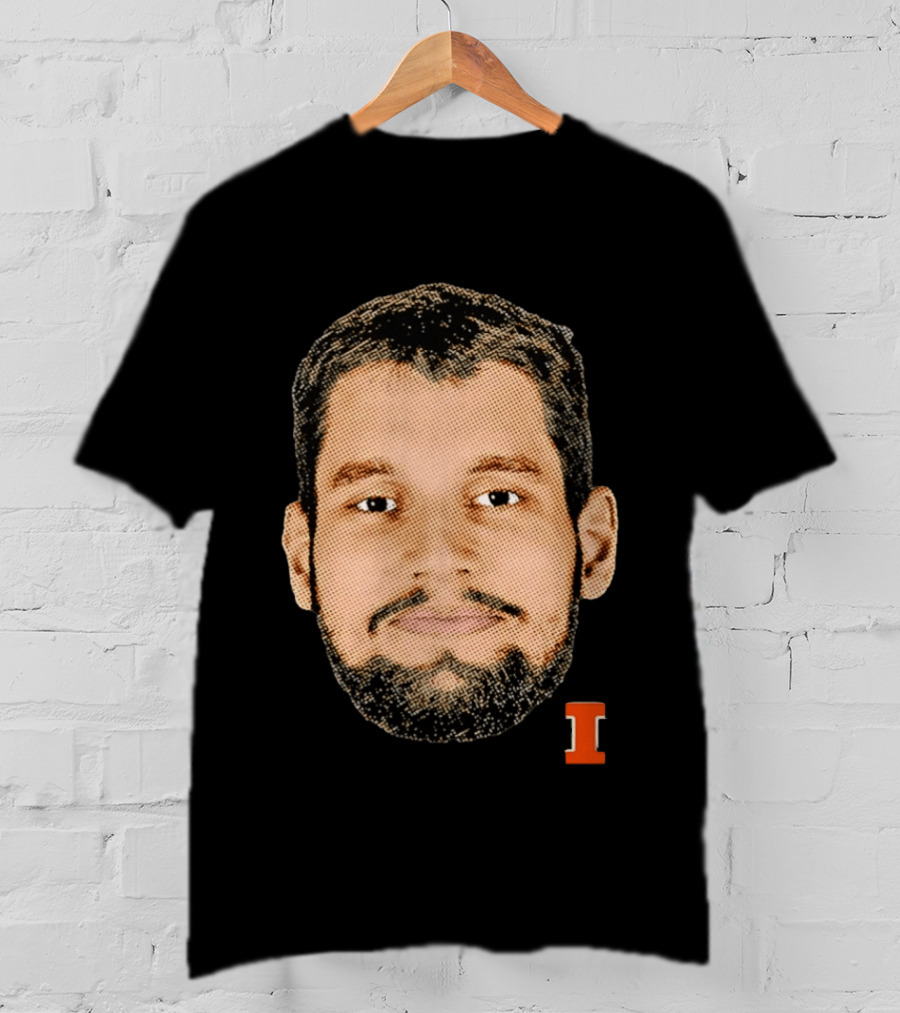 Tomislav Ivisic Illinois Fighting Illini Big Head I T-Shirt