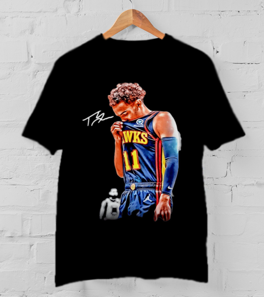 Trae Young Hawks 11 Signature Basketball Jersey 2026 T-Shirt