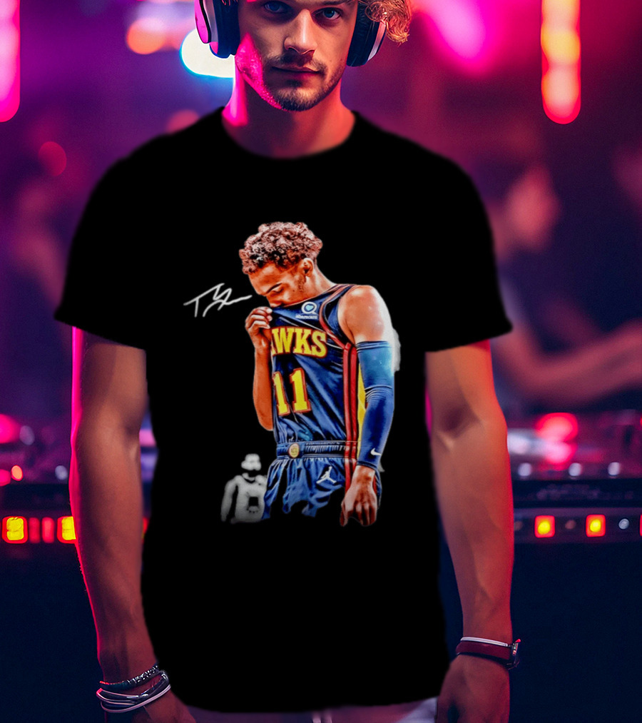 Trae Young Hawks 11 Signature Basketball Jersey 2026 T-Shirt